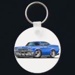 1965-66 Impala Blue Car Key Ring<br><div class="desc">Keychain Template</div>