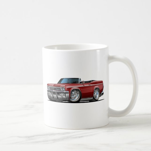 1965-66 Impala Maroon Convertible Coffee Mug (Right)