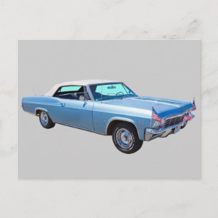 1965 Chevy Impala 327 Convertible Postcard