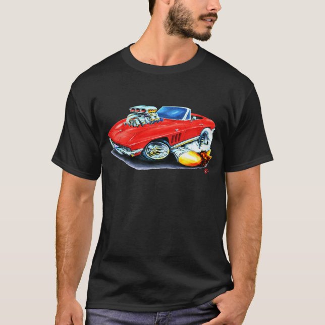 1965 Corvette Red Convertible T-Shirt (Front)
