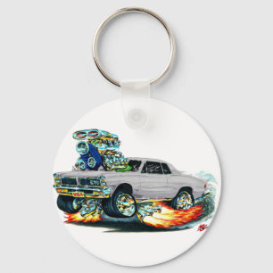1965 GTO Gray Car Key Ring