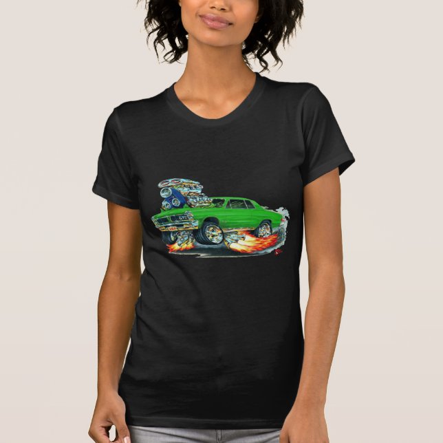 1965 GTO Green Car T-Shirt (Front)