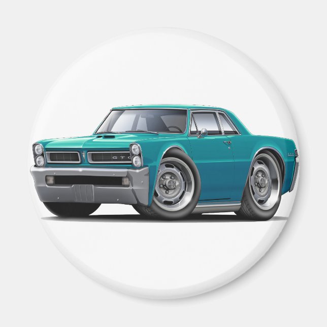 1965 GTO Teal Car Magnet (Front)