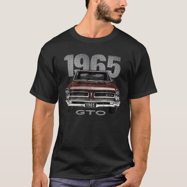 1965 GTO vintage cars classic T Shirt (Front)