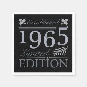 1965 Limited Edition 60th Birthday Napkin