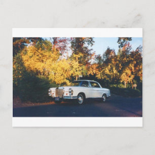 1965 Mercedes-Benz 220SEb coupe Postcard