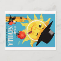 1965 Seville Spain April Fair Poster