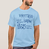 1965 Vintage Brew Fun 50th Birthday Blue