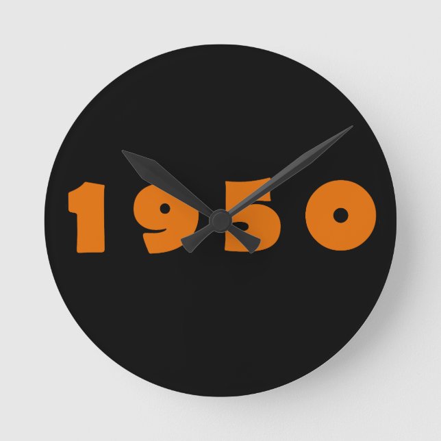 1965 vintage round clock (Front)