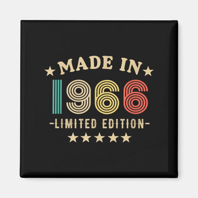 1966 60th Birthday,funny Retro 2026 Gift Him,dad,f Magnet (Front)