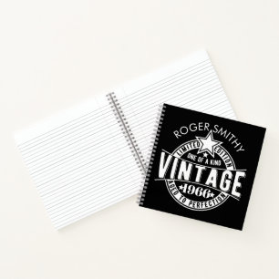 1966 60th Birthday Vintage Aged to perfection Notebook