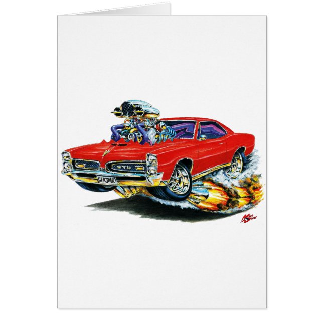 1966-67 GTO Red Car (Front)