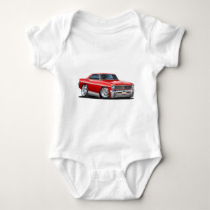 1966-67 Nova Red Car Baby Bodysuit