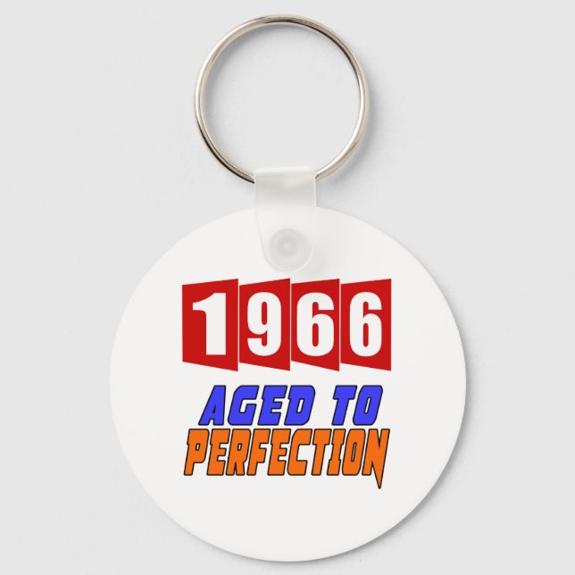 1966 Aged To Perfection Key Ring (Front)