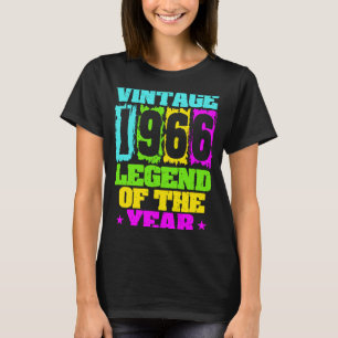 1966 Birthday Vintage 1966 & Born In 1966 Made In T-Shirt