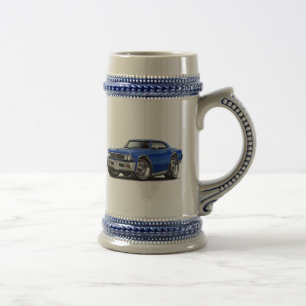 1966 Chevelle Blue Car Beer Stein