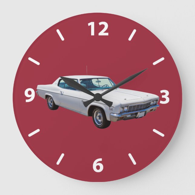 1966 Chevrolet Caprice 427 Muscle Car Large Clock (Front)