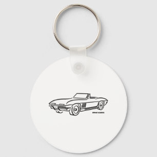 1966 Chevrolet Corvette Key Ring