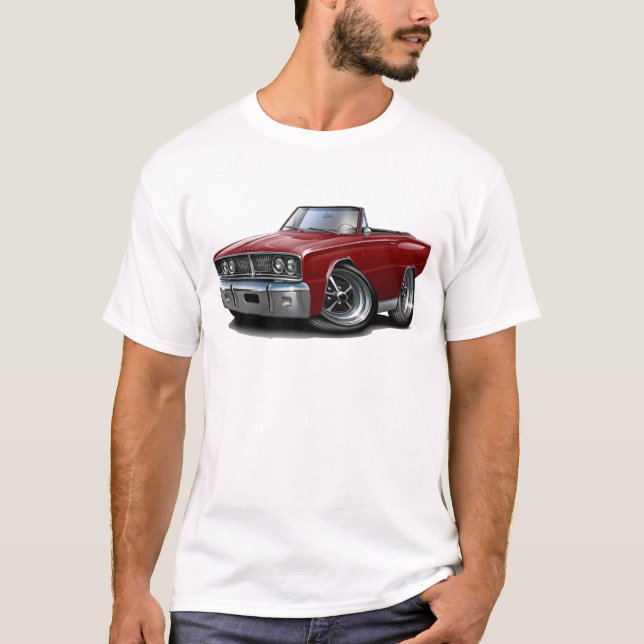 1966 Coronet Maroon Convertible T-Shirt (Front)