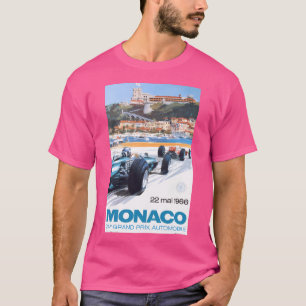 1966 Monaco Grand Prix Racing Poster T-Shirt