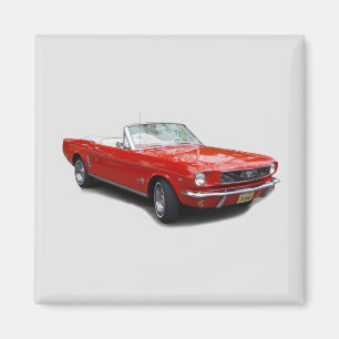 1966 Red Convertible magnet