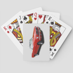 1966 Red Convertible playing cards