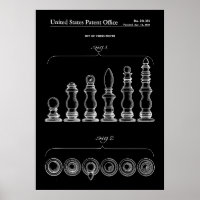 1966 Set of Chess Pieces Patent