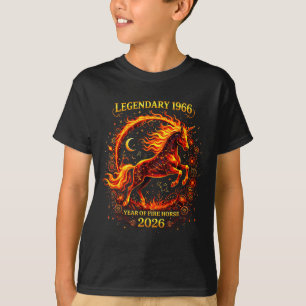 1966 Year of The Fire Horse 60th Birthday Chinese T-Shirt