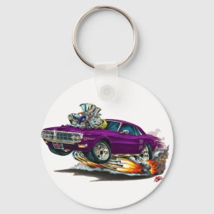 1967-68 Firebird Purple Car Key Ring