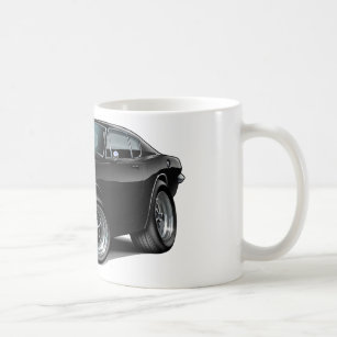 1967-69 Barracuda Black Car Coffee Mug