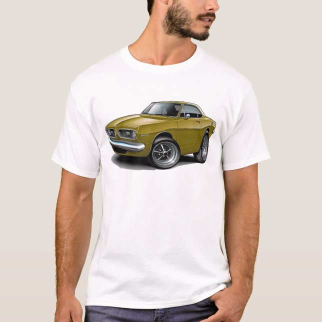 1967-69 Barracuda Gold Coupe T-Shirt (Front)