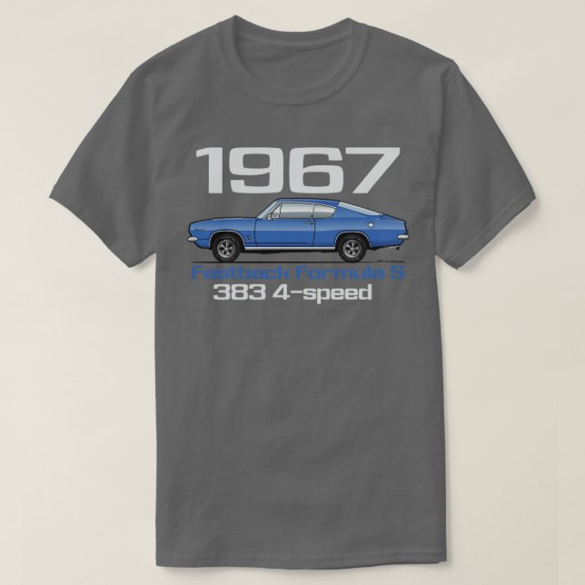 1967 Barracuda T-Shirt (Design Front)