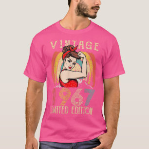 1967 birthday gifts for women, Awesome 55 Year Old T-Shirt