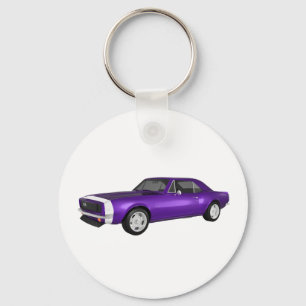1967 Camaro SS: Purple Finish: 3D Model: Key Ring