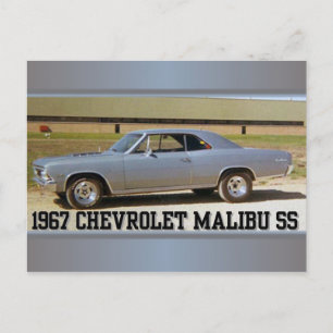 1967 CHEV SS POSTCARD