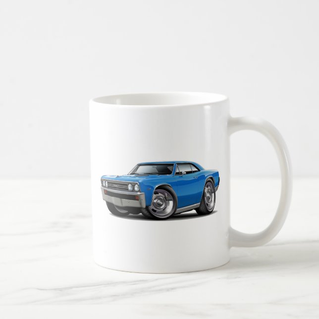 1967 Chevelle Blue Car Coffee Mug (Right)