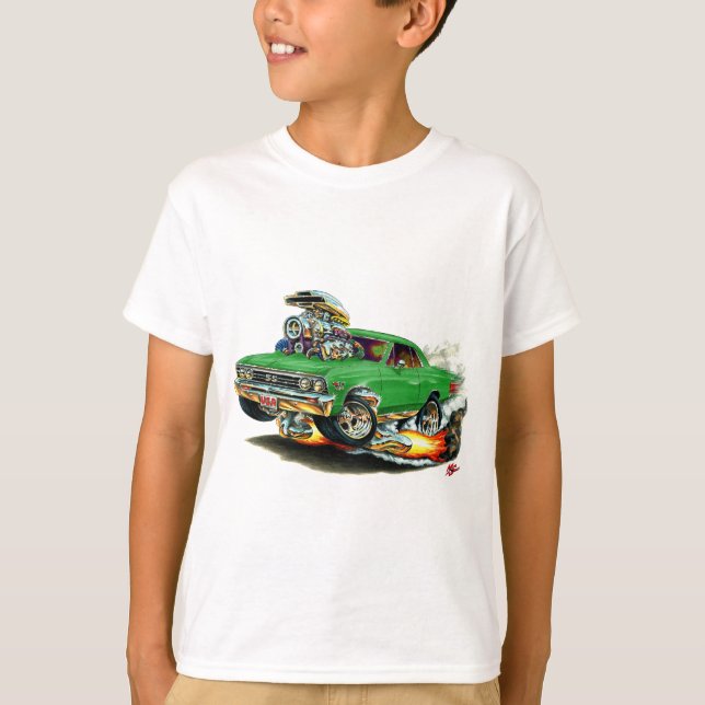 1967 Chevelle Green Car T-Shirt (Front)