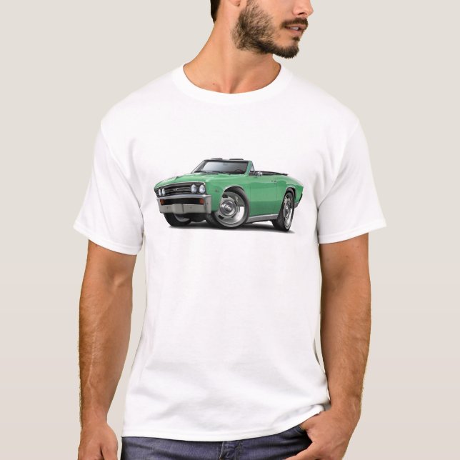 1967 Chevelle Lt Green Convertible T-Shirt (Front)