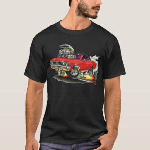 1967 Chevelle Red-Black Car T-Shirt