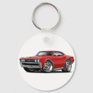 1967 Chevelle Red Car Key Ring