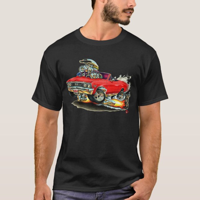1967 Chevelle Red Convertible T-Shirt (Front)