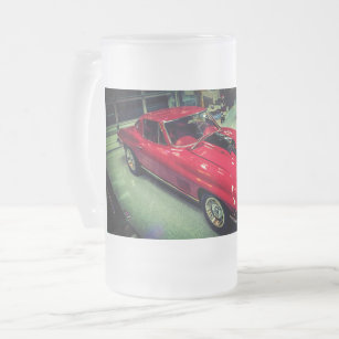 1967 Chevrolet Corvette L88 Frosted Glass Beer Mug