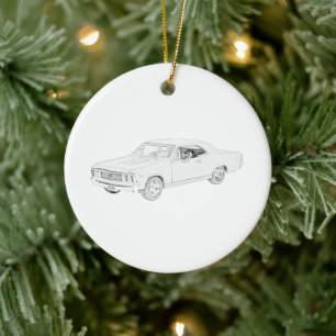 1967 Chevy Chevelle Ceramic Tree Decoration