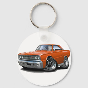1967 Coronet RT Orange Car Key Ring