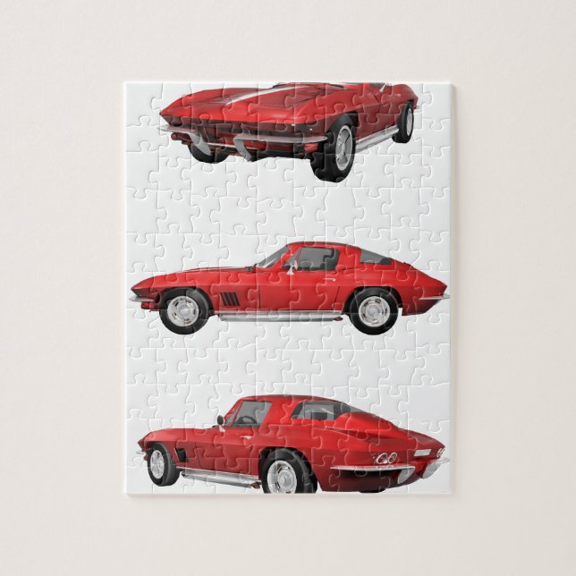 1967 Corvette C2 Jigsaw Puzzle (Vertical)