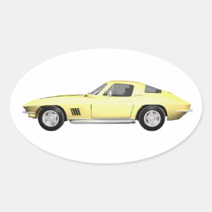 1967 Corvette: Oval Sticker