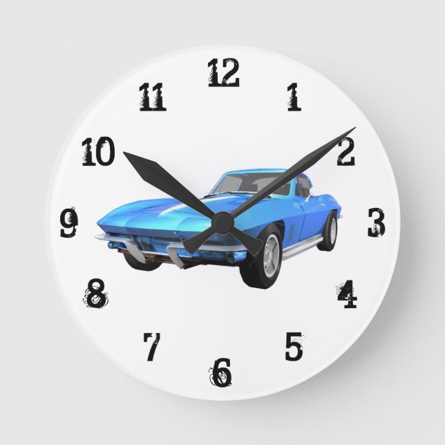 1967 Corvette: Wall Clock (Front)