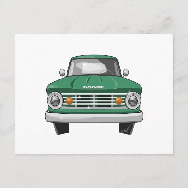 1967 Dodge Fargo Truck Postcard (Front)