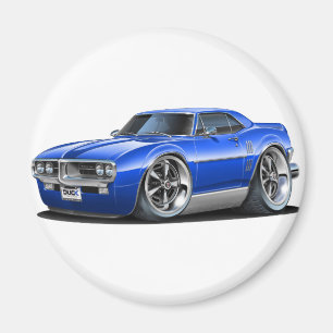 1967 Firebird Blue Car Magnet