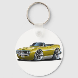 1967 Firebird Gold Convertible Key Ring